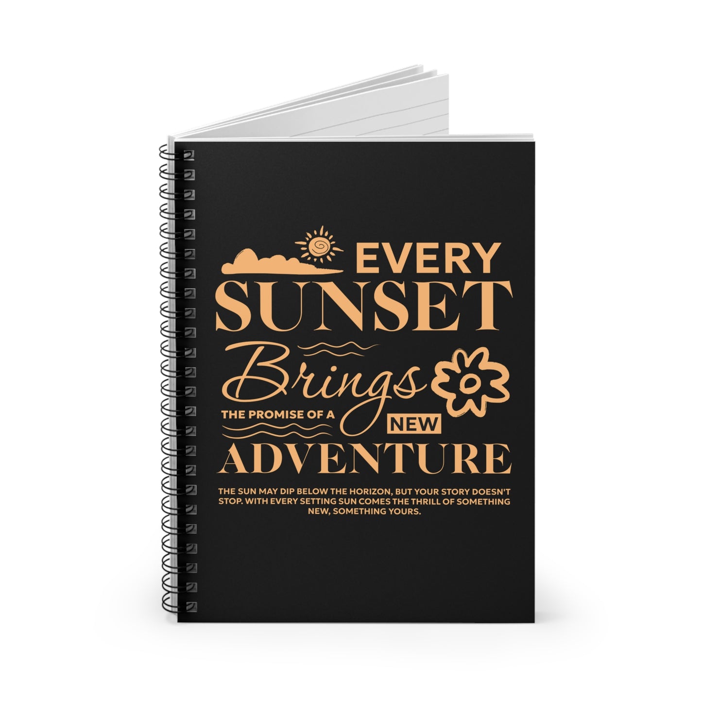 Every Sunset Brings a New Adventure Notebook – Limited Weekly Drop | Drop Haus