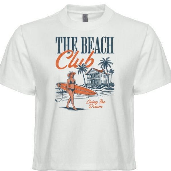 Beach Club Vintage Retro Tee - Drop Haus