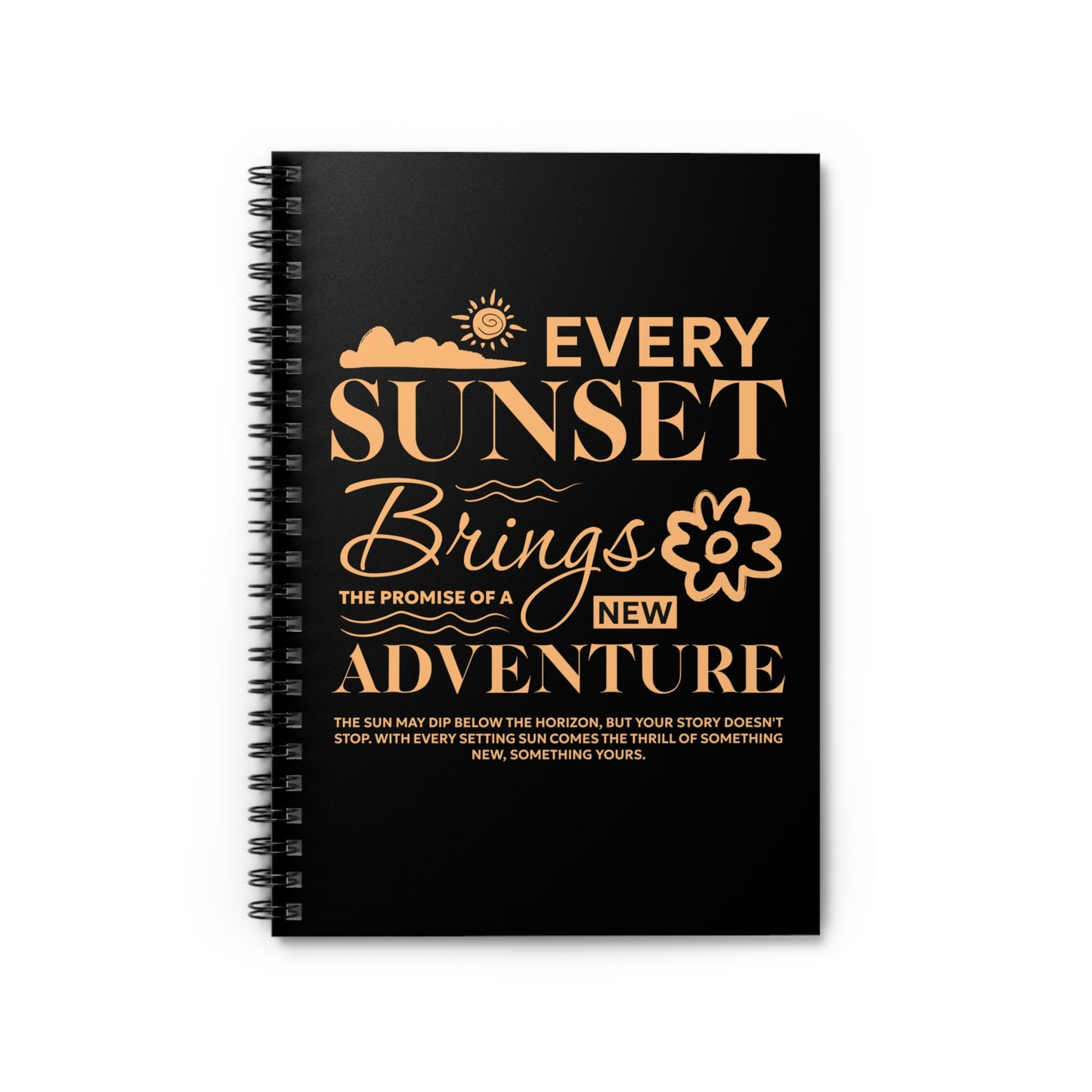 Every Sunset Brings a New Adventure Notebook – Limited Weekly Drop | Drop Haus