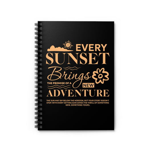 Every Sunset Brings a New Adventure Notebook – Limited Weekly Drop | Drop Haus
