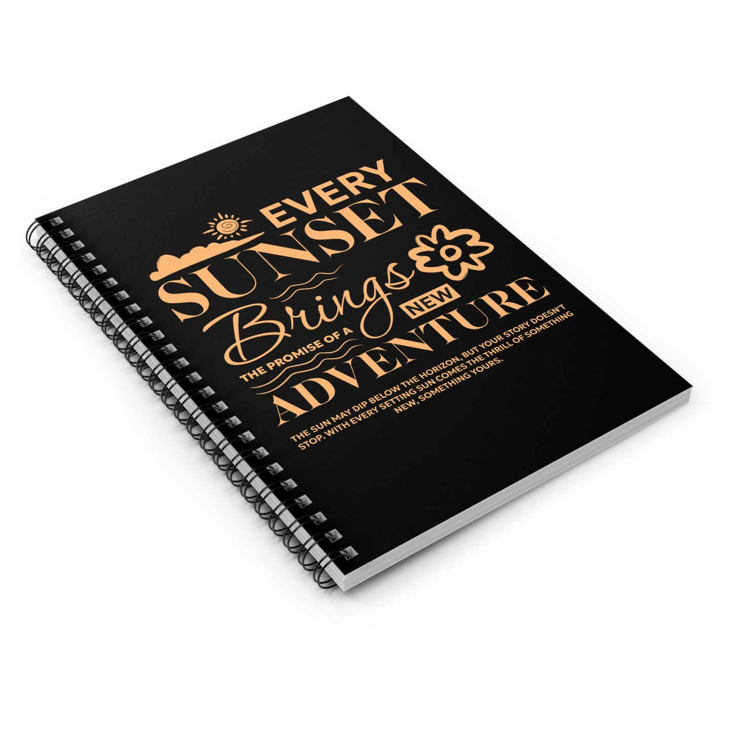 Every Sunset Brings a New Adventure Notebook – Limited Weekly Drop | Drop Haus