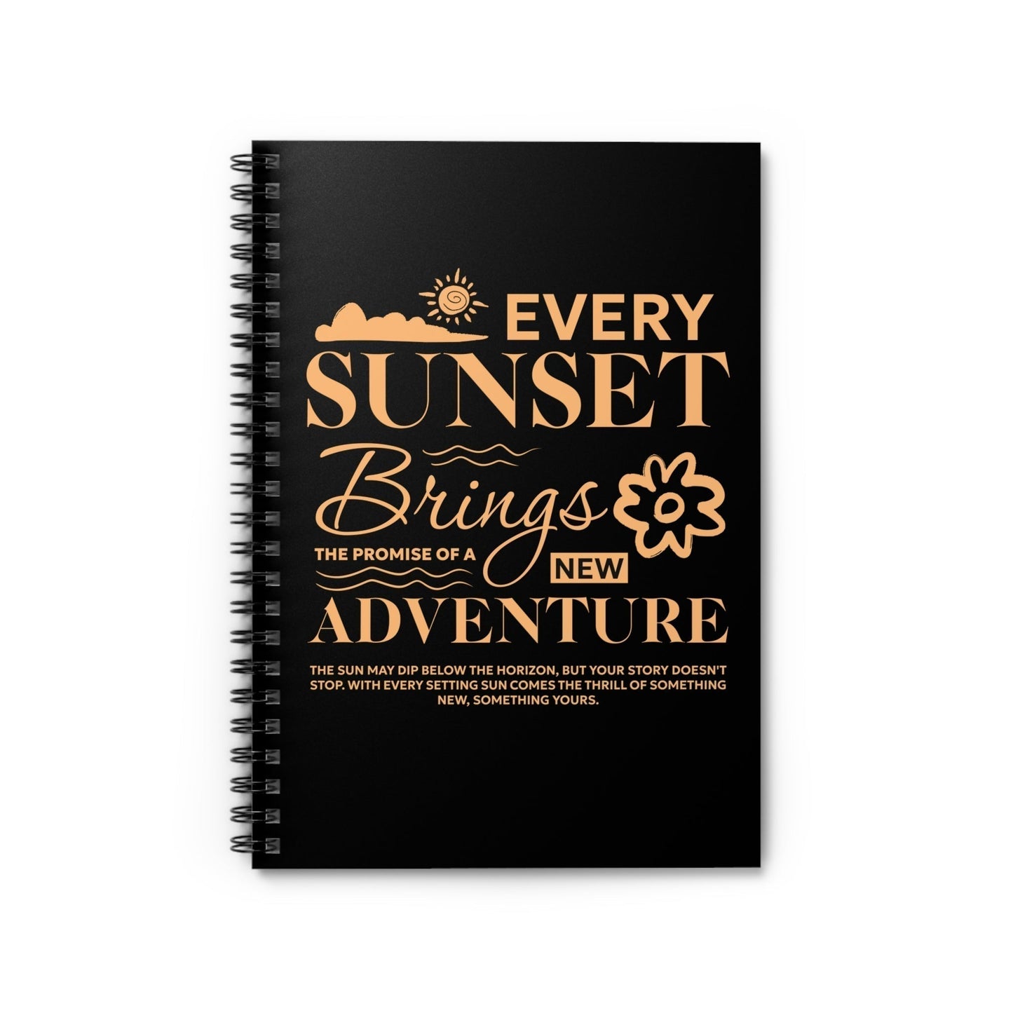 Every Sunset Brings a New Adventure Notebook – Limited Weekly Drop | Drop Haus - Drop Haus
