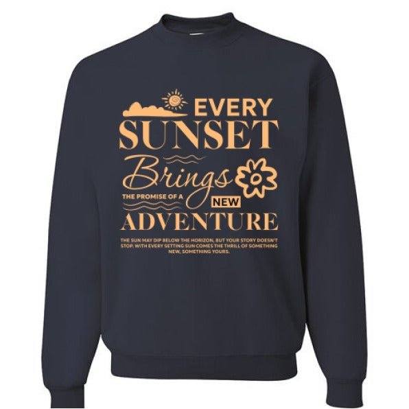 Every Sunset Fleece Crew -  Limited Weekly Drop | Drop Haus - Drop Haus