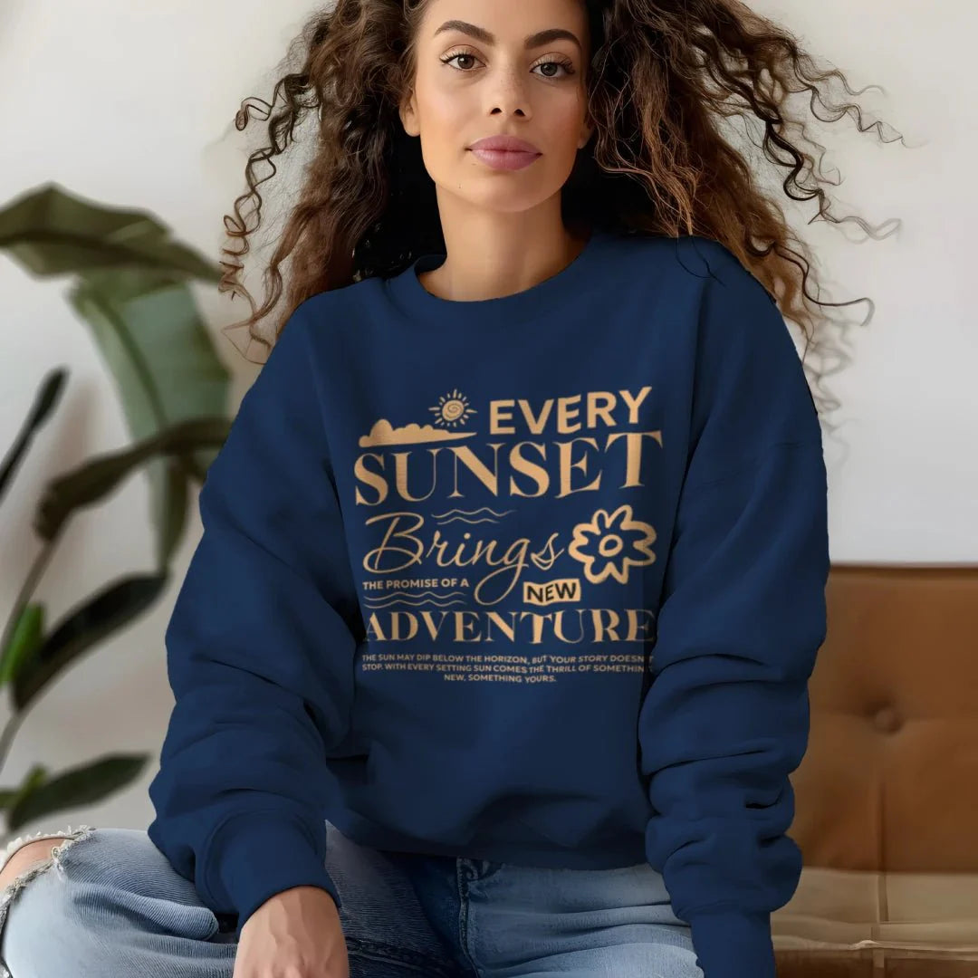 Every Sunset Fleece Crew -  Limited Weekly Drop | Drop Haus - Drop Haus